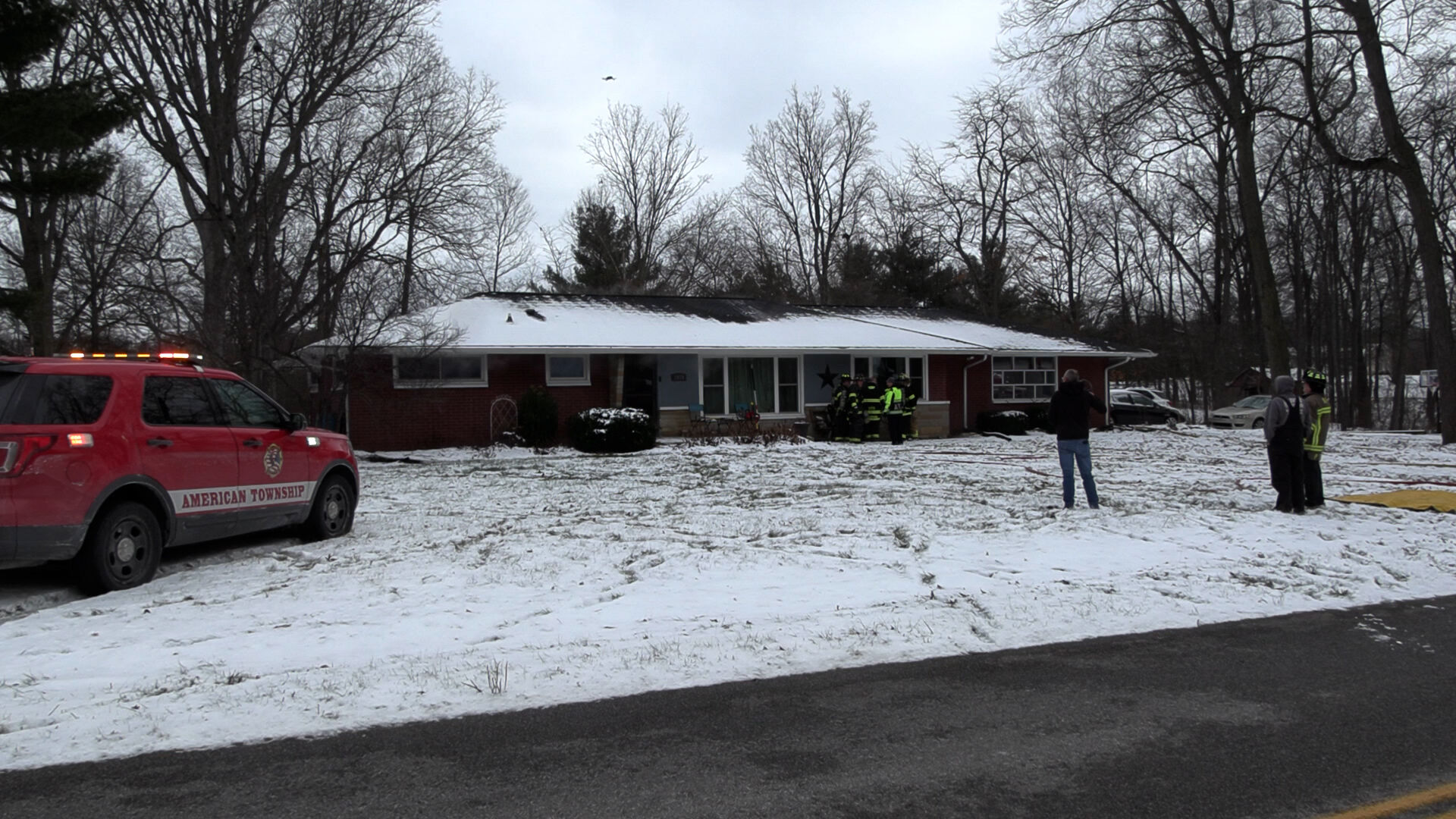 Multiple departments battle second alarm fire on S. Sunderland Road